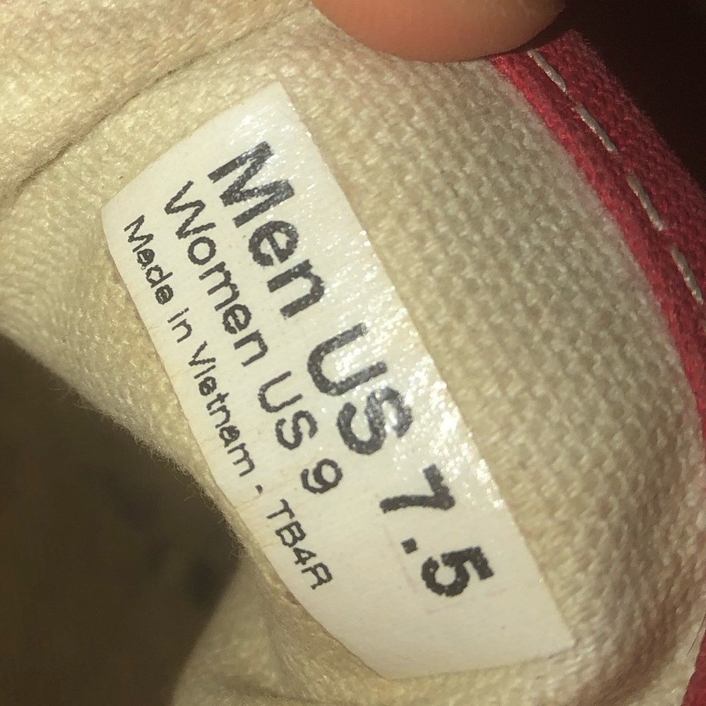 Red Vans - Picture 3 of 5